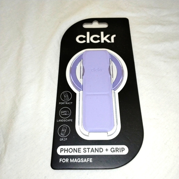 CLCKR MagSafe Stand & Grip in Lilac, Secure Grip, Slim Profile NWT - Picture 2 of 3
